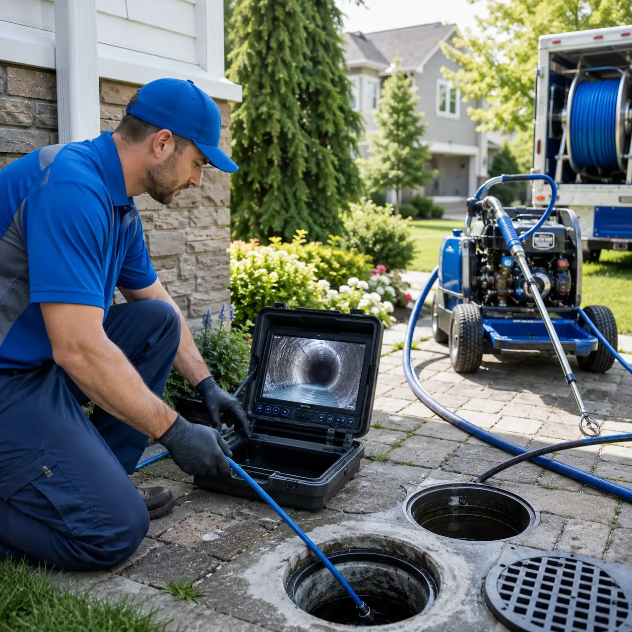 Outdoor drain cleaning professionals serving Montrose, MN